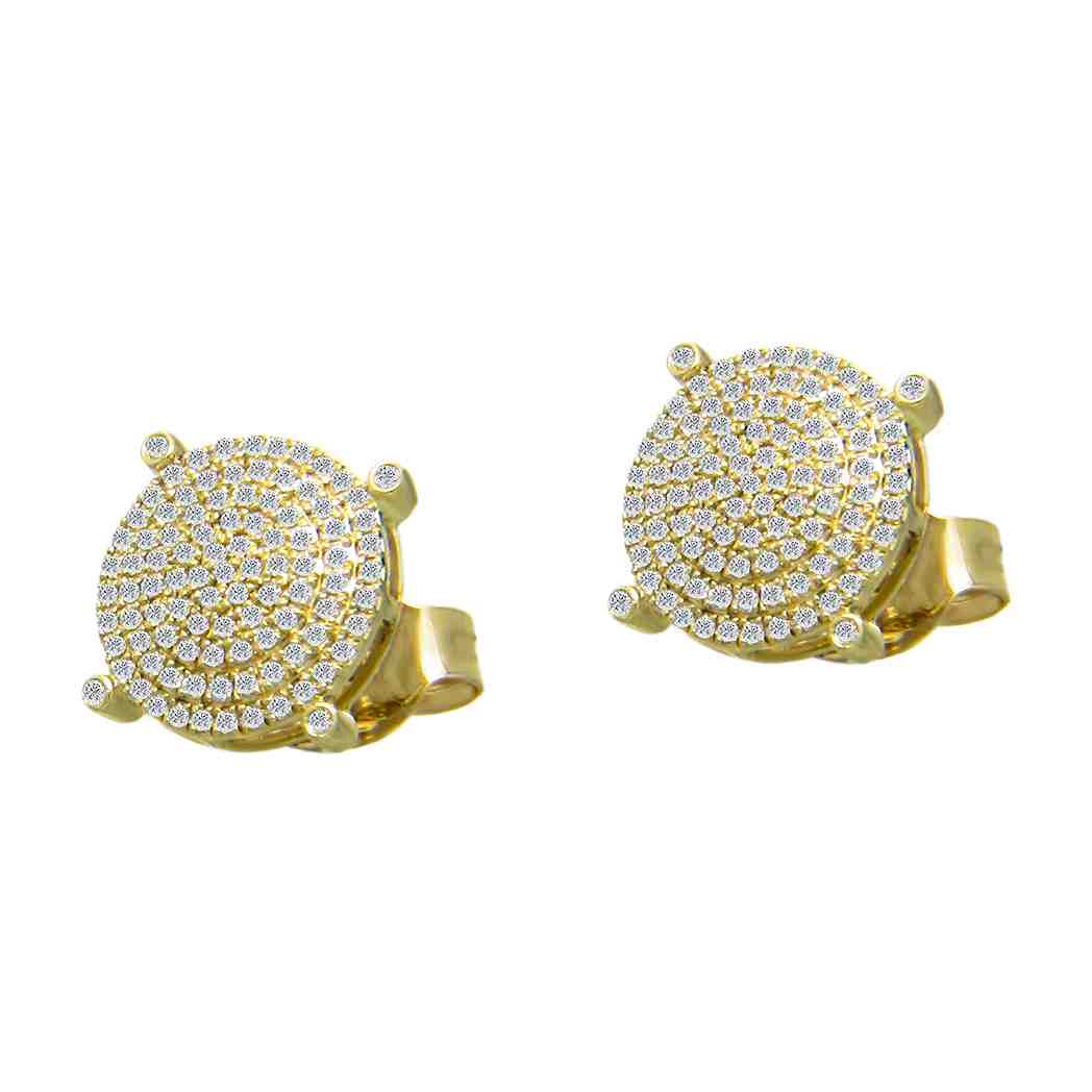 Round Stud Earring ER23090A